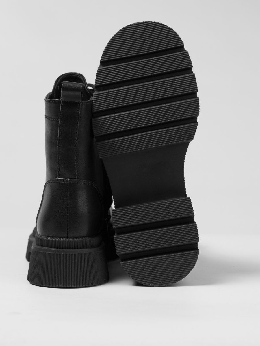 Ботинки женские зимние черные натуральная кожа NU380-011