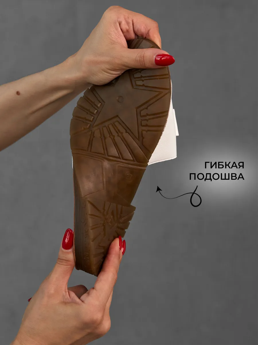 Сабо женские кожаные натуральные летние 12R9-21-112