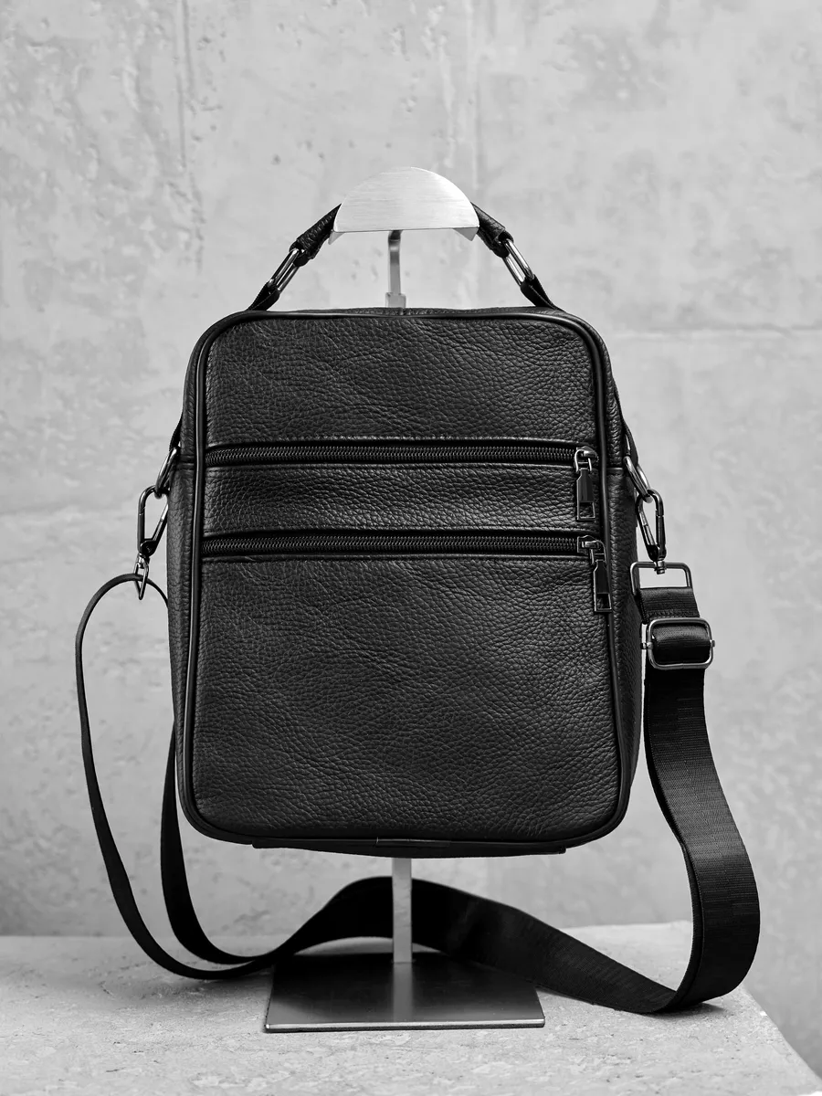 Сумка мужская через плечо кожаная барсетка натуральная кожа XV023-01S