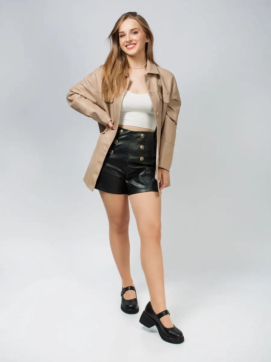 Туфли женские натуральная кожа черные на каблуке осенние KF329-010K