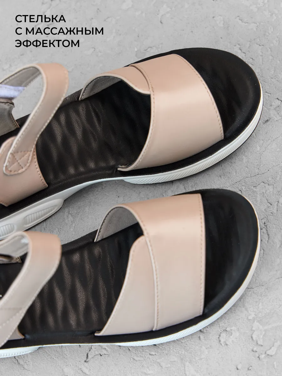 Босоножки женские натуральная кожа летние на платформе 2R5-3-105-1