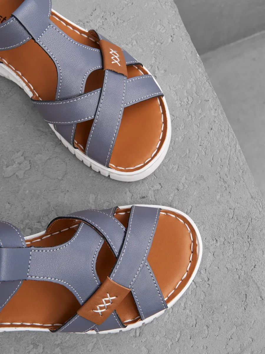 Босоножки женские летние на платформе натуральная кожа 41-BKY19-22-1022