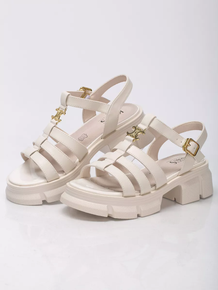 Босоножки женские натуральная кожа летние на платформе XJU-31352-1D-SP-K