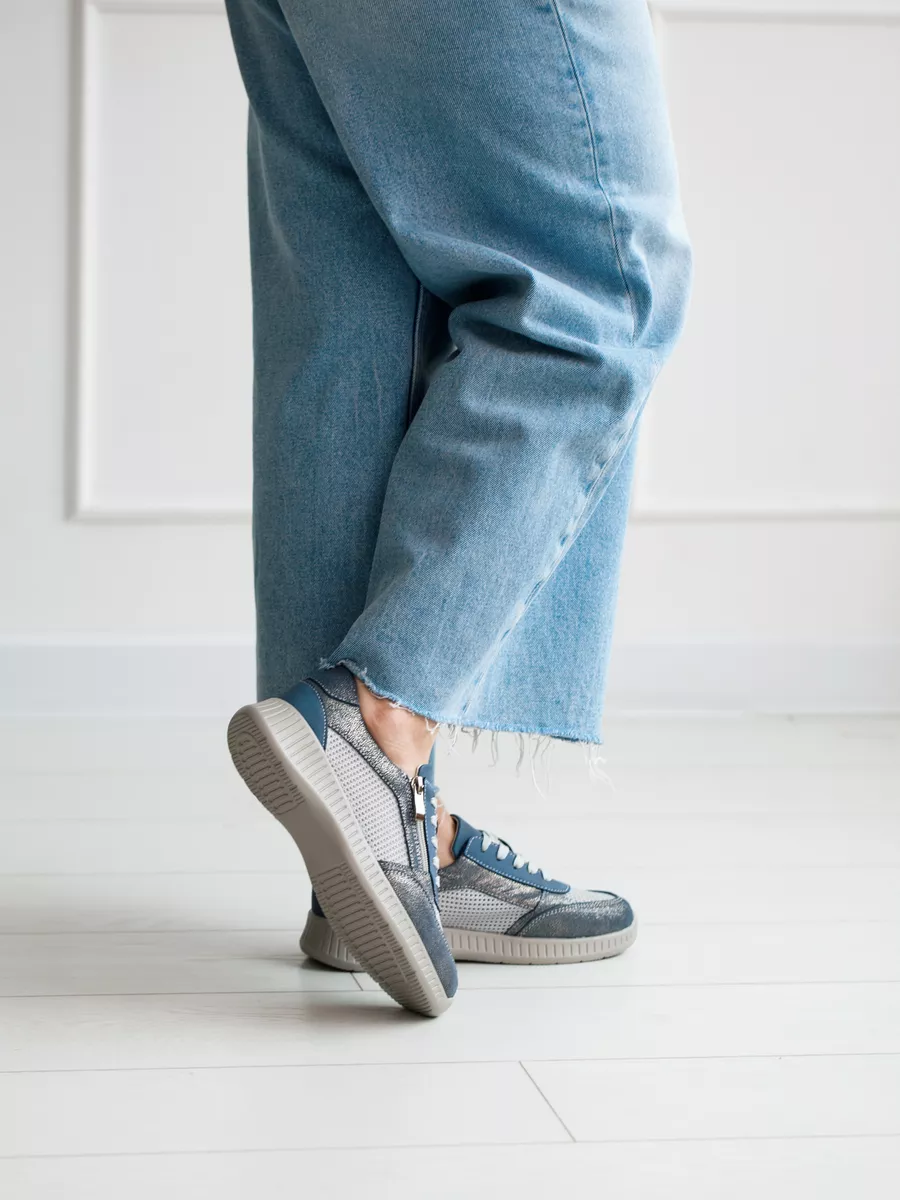 Кроссовки летние натуральная кожа дышащие RN160-011