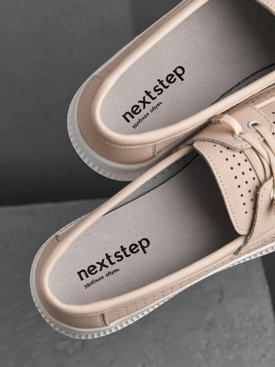 Мокасины женские летние дышащие натуральная кожа 41-TPY9-14-111