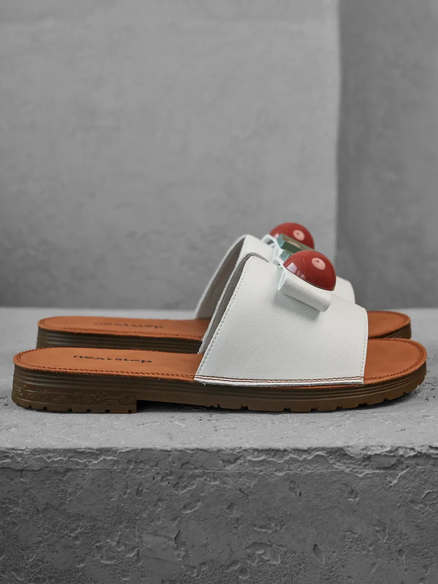 Сабо женские кожаные натуральные летние 12R9-21-112