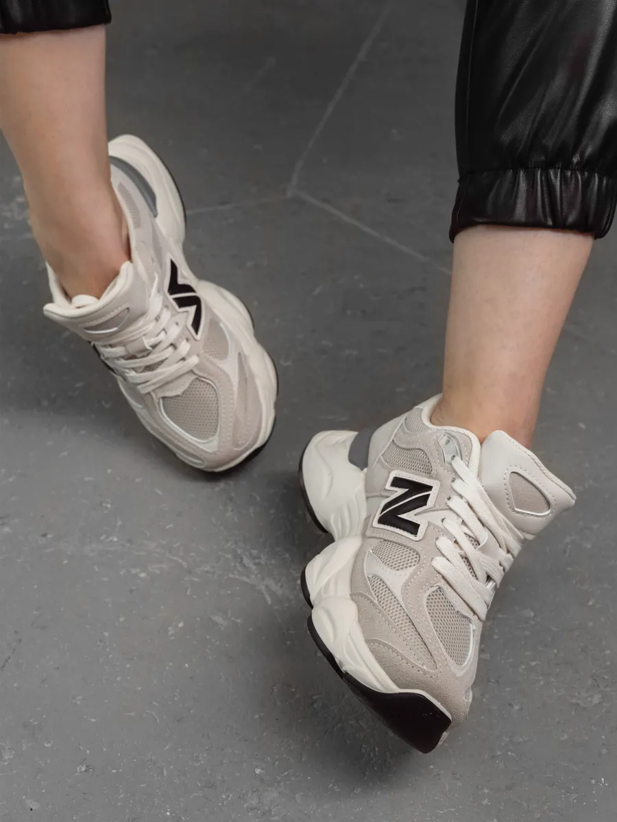 Кроссовки женские на платформе серые дышащие AA075-011K