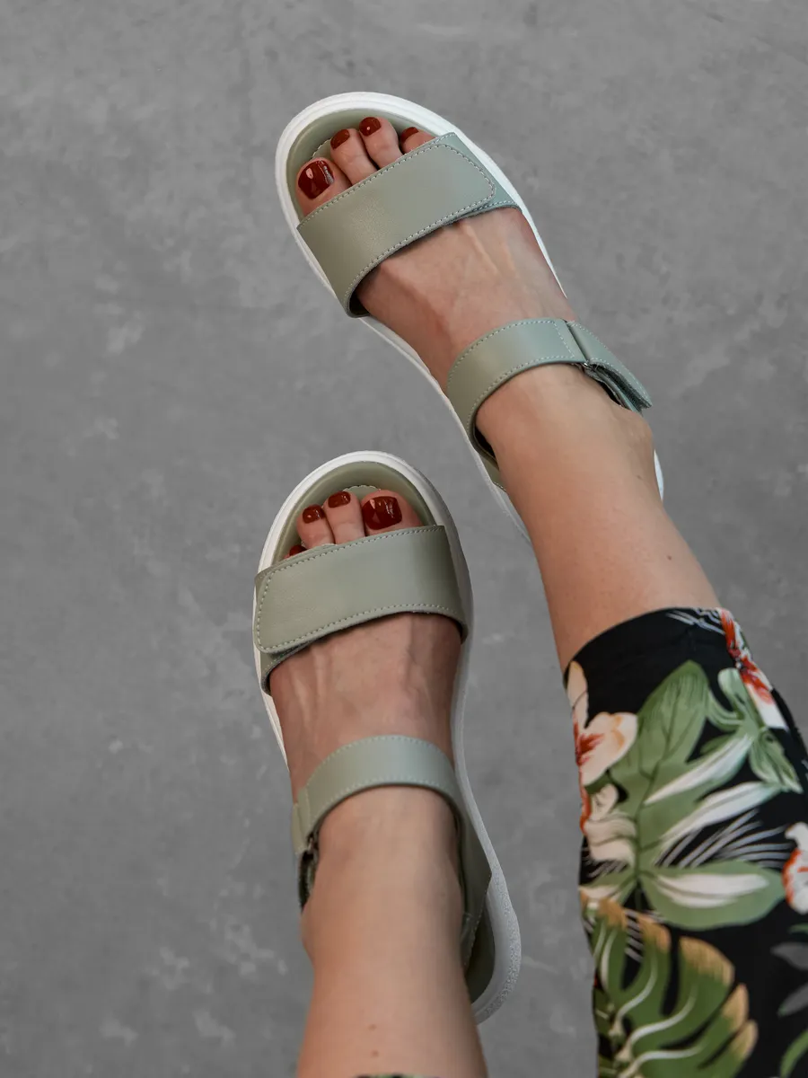 Босоножки женские летние на платформе натуральная кожа XT026-012