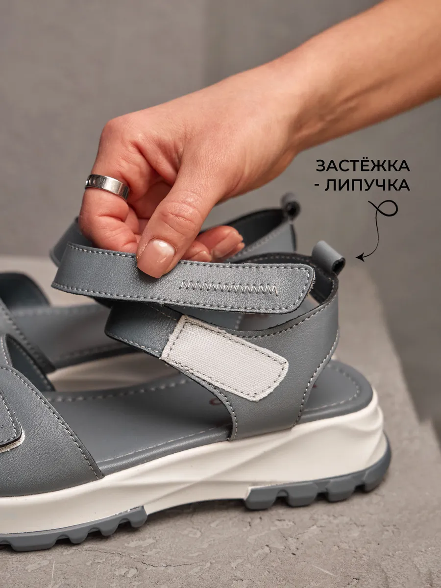 Босоножки женские летние натуральная кожа на платформе MU270-024k