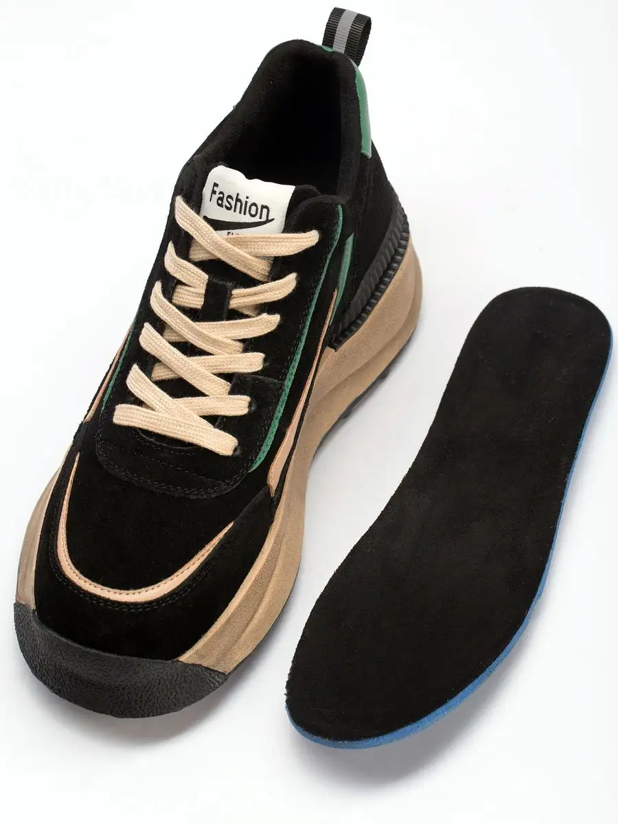 Кроссовки женские натуральная замша осенние на платформе AS50523-1