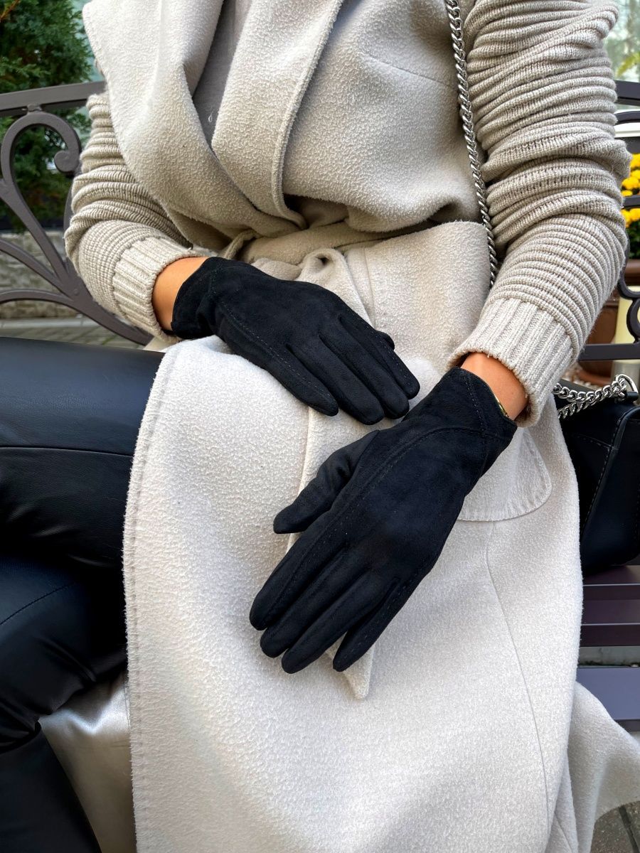 Перчатки женские весенние сенсорные пальцы трикотажные TX098-01S