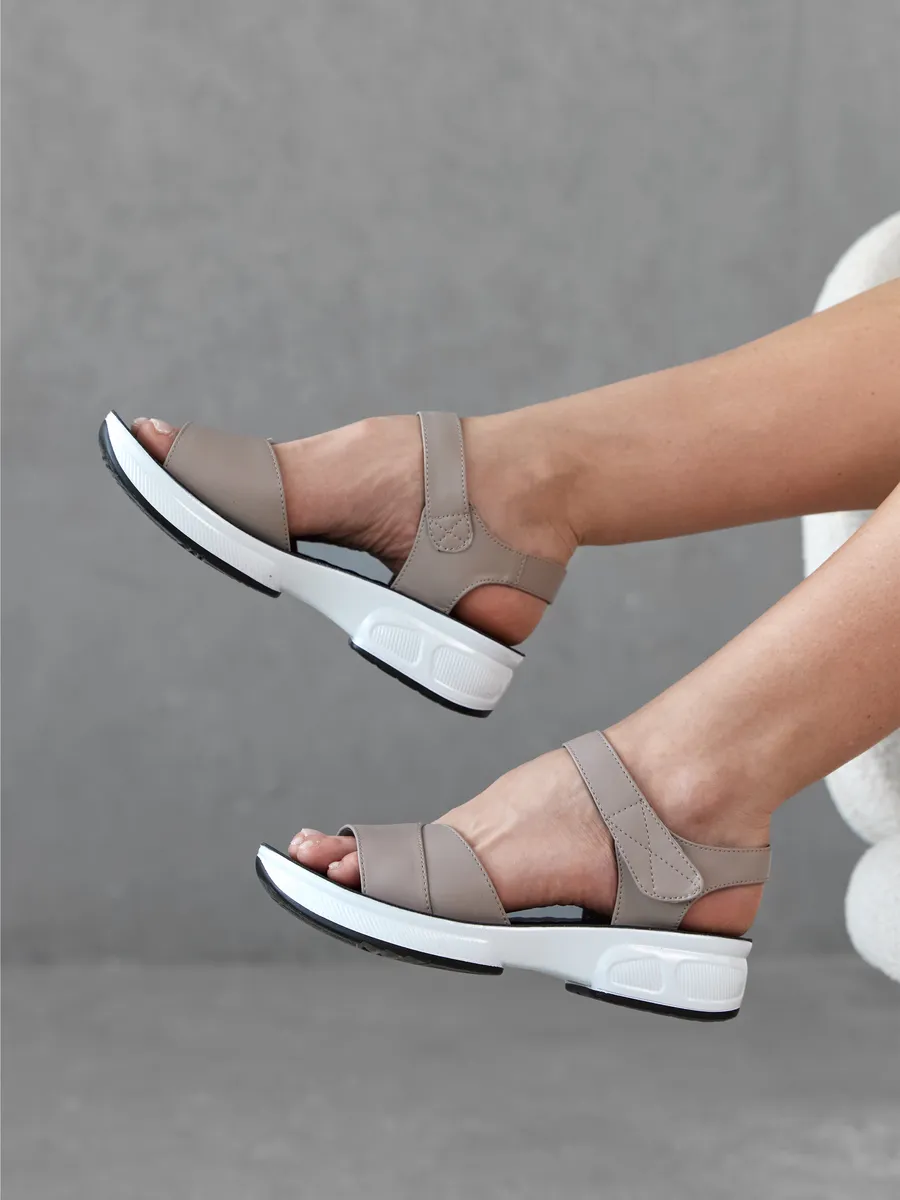 Босоножки женские натуральная кожа летние на платформе 2R5-3-105-1