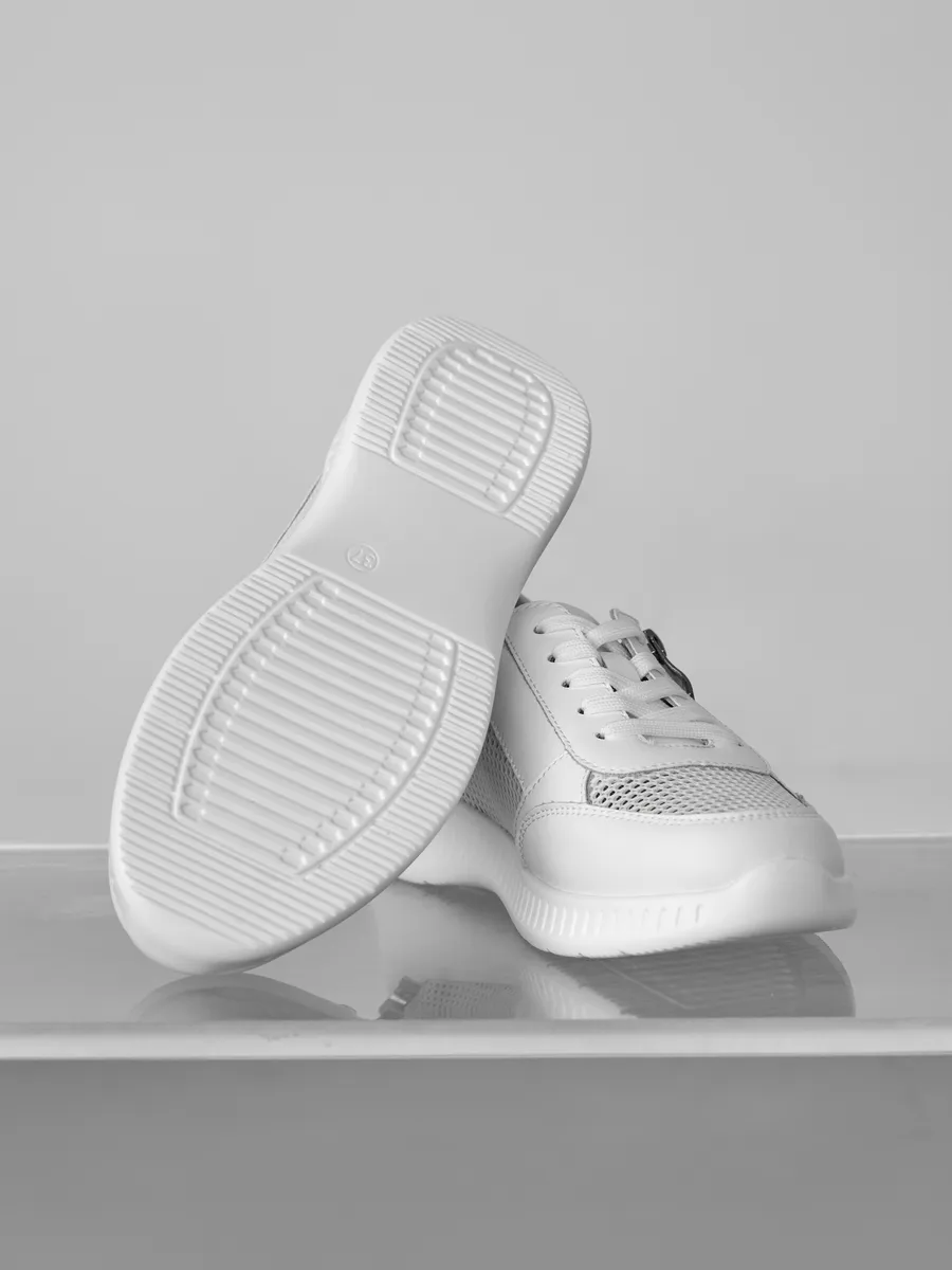 Кроссовки летние натуральная кожа дышащие RN160-012