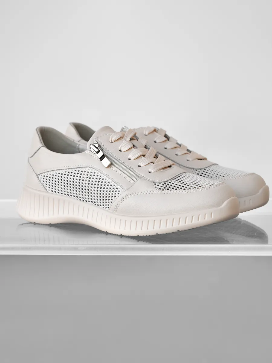 Кроссовки женские летние на платформе дышащие RN160-010