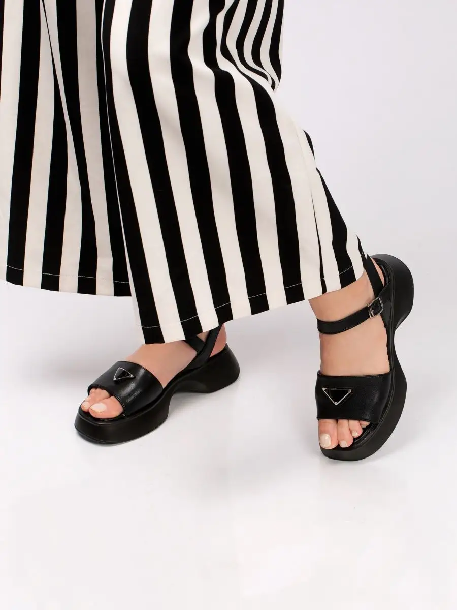 Босоножки натуральная кожа летние на платформе 31F6-62-013S