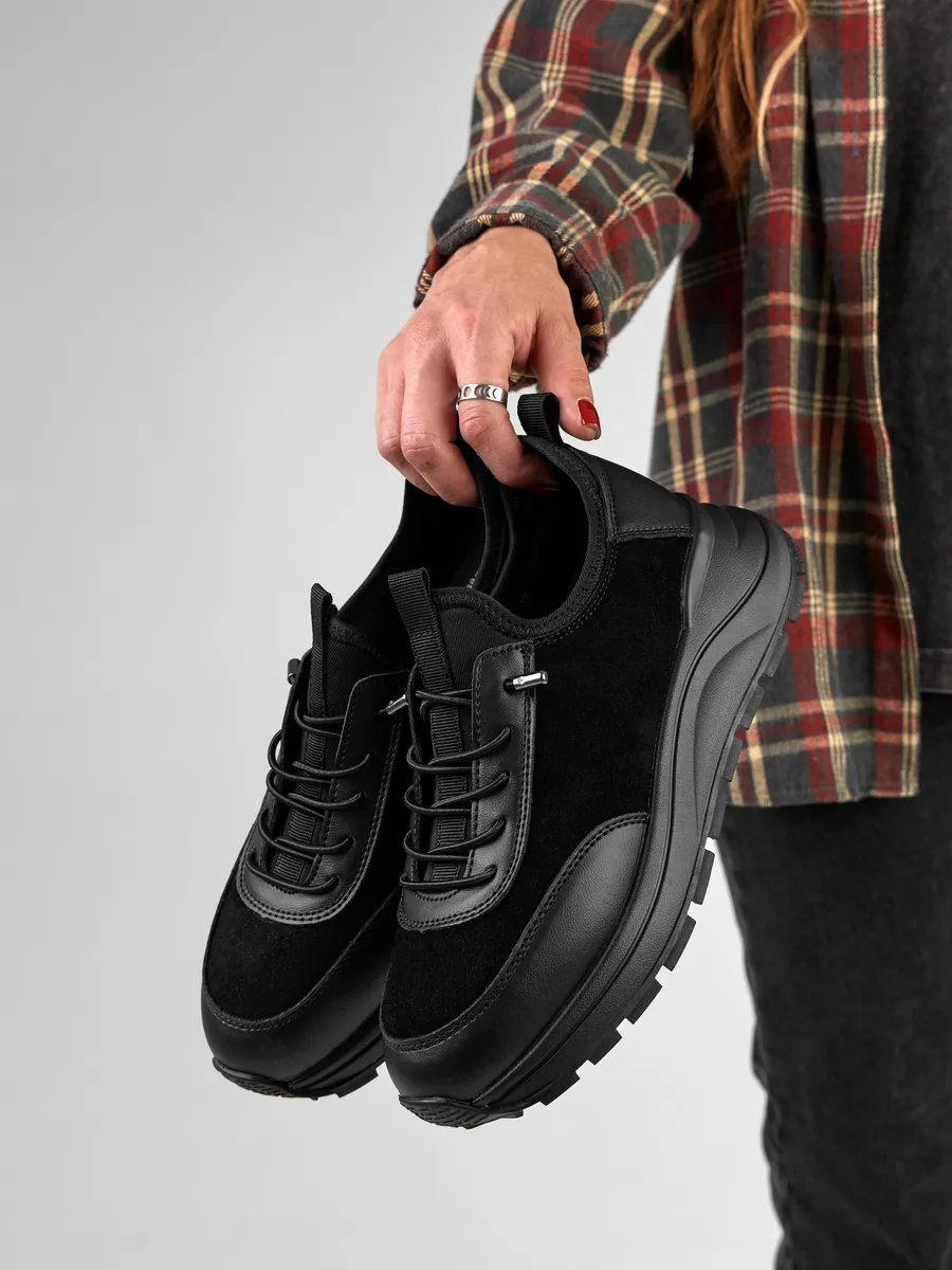 Кроссовки женские демисезонные натуральная кожа на платформе FB310-011k