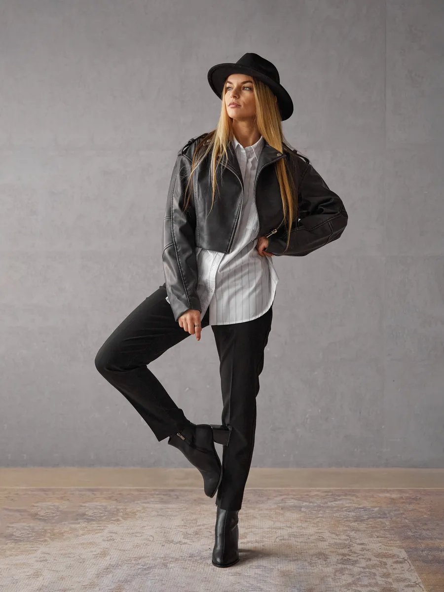 Ботильоны женские демисезонные натуральная кожа на каблуке 51-DBA9-8-101