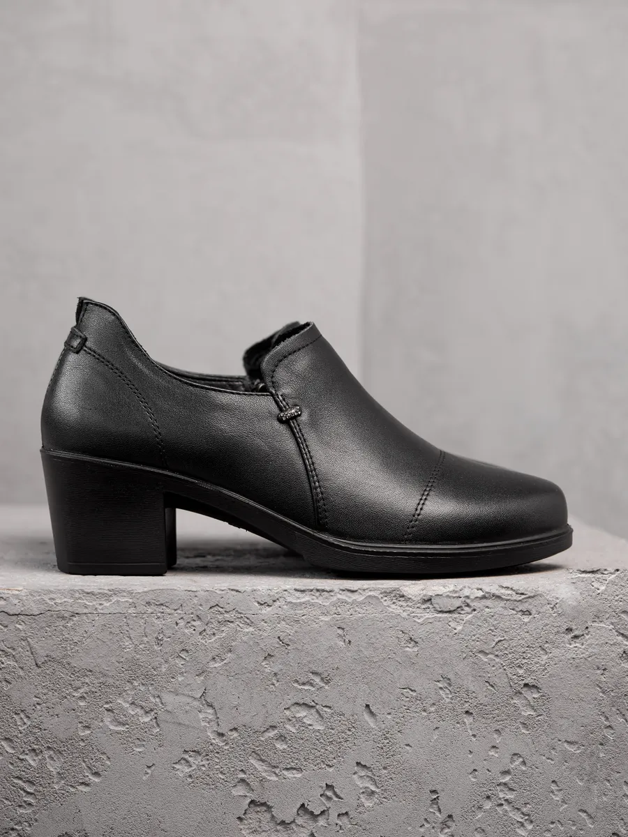 Туфли женские натуральная кожа осенние на каблуке CV006-180